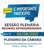 Reunião Extraordinária | 02/08/2021