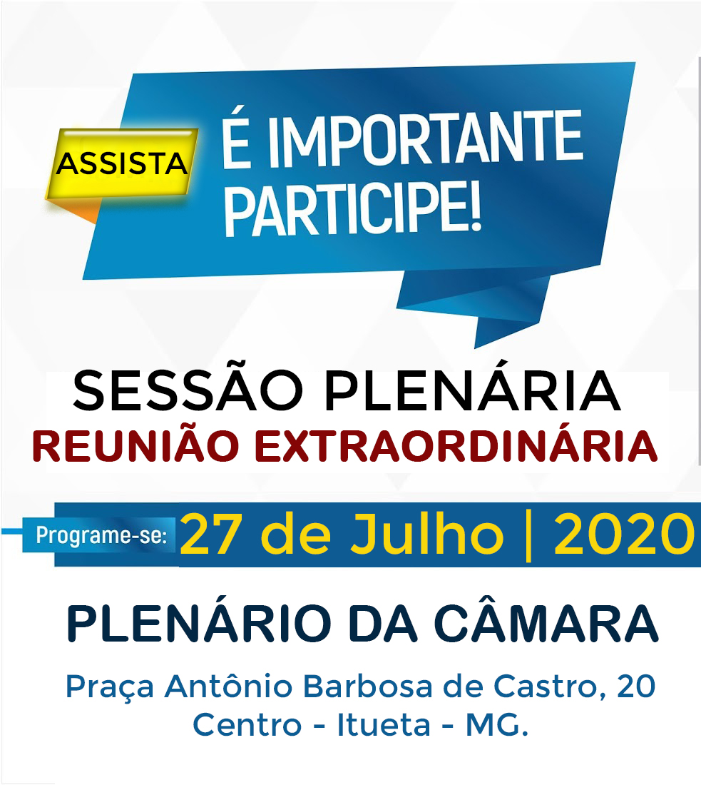 Reunião Extraordinária | 27/07/2020