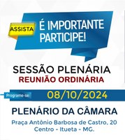 Reunião Ordinária | 08/10/2024