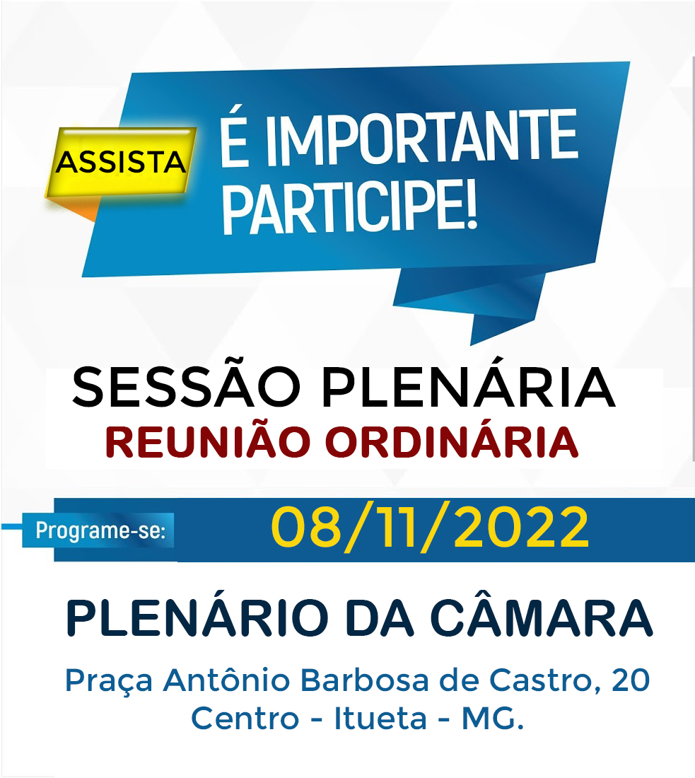 Reunião Ordinária | 08/11/2022