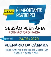 Reunião Ordinária | 24/09/2020