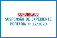 Suspensão do expediente e das Reuniões da Câmara Municipal