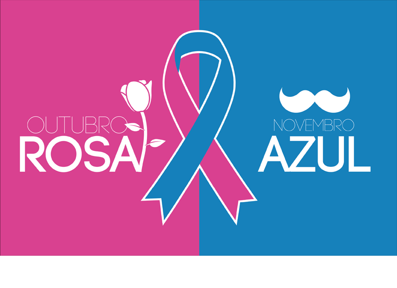 Outubro Rosa e Novembro Azul: juntos na prevenção contra o câncer